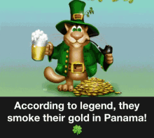 Leprechaun Panama GIF - Leprechaun Panama Saint Patricks Day GIFs