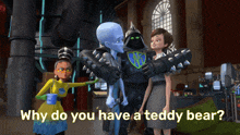why do you have a teddy bear written on a cartoon
