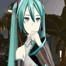 a close up of a girl with headphones on