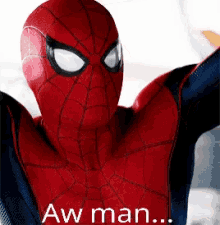 Spiderman Aw Man GIF - Spiderman Aw Man GIFs
