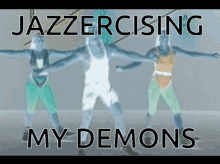 Exercising Jazzercising GIF - Exercising Jazzercising Demons GIFs