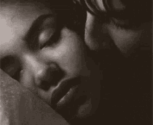 good night kiss kisses cheek love bed sleeping