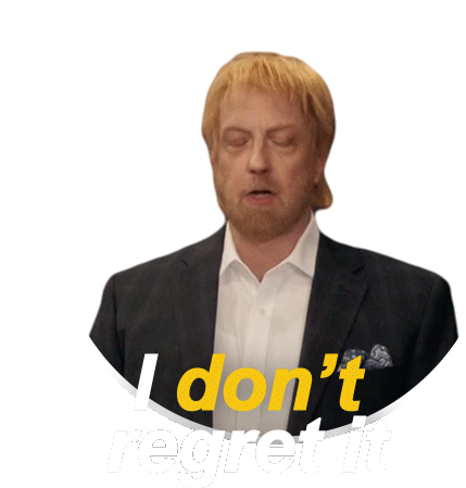 I Dont Regret It Roland Schitt Sticker - I Dont Regret It Roland Schitt Roland Stickers