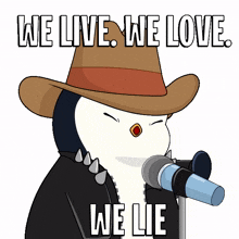 love funny cute cartoon penguin
