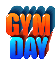 Gym Day Exercise Sticker - Gym Day Exercise Workout Stickers