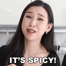 Its Spicy Tina Yong GIF - Its Spicy Tina Yong Its Hot GIFs