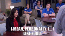 Superstore Amy Sosa GIF - Superstore Amy Sosa I Mean Personally I Like Food GIFs