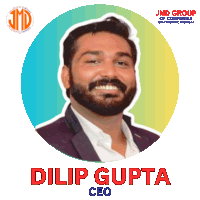 a picture of a man with the name dilip gupta ceo