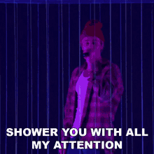 Shower You With All My Attention Justin Bieber GIF - Shower You With All My Attention Justin Bieber Intentions Song GIFs