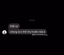 a screenshot of a text message with the time displayed as 2:24