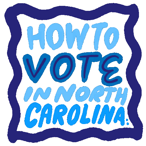 How To Vote In North Carolina Nc Sticker