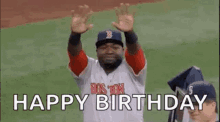 Happy Birthday Red Sox GIF - Happy Birthday Red Sox Baseball Player GIFs