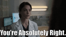 New Amsterdam Lauren Bloom GIF - New Amsterdam Lauren Bloom Youre Absolutely Right GIFs
