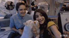 Cats Licking Lollipop Cat Cafe GIF - Cats Licking Lollipop Cat Cafe Excited GIFs