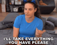 Ill Take Everything You Have Please Cristine Raquel Rotenberg GIF - Ill Take Everything You Have Please Cristine Raquel Rotenberg Simply Nailogical GIFs