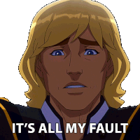 It'S All My Fault Prince Adam Sticker - It'S All My Fault Prince Adam Masters Of The Universe Revolution Stickers