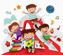 Happy Children'S Day Kids GIF - Happy Children'S Day Kids Group GIFs