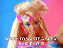 Barbie Brushing Hair GIF - Barbie Brushing Hair Fabulous GIFs