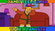 Simpsons Feeling Young GIF - Simpsons Feeling Young Feels Good GIFs