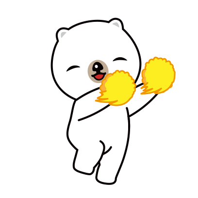 White Bear Sticker - White Bear Cute Stickers