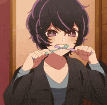 Oshi No Ko Brush Teeth GIF - Oshi No Ko Brush Teeth Anime GIFs