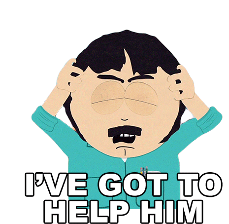 Ive Got To Help Him Randy Marsh Sticker - Ive Got To Help Him Randy Marsh South Park Stickers
