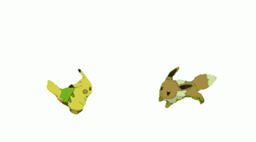 Pokemon Pikachu Sticker - Pokemon Pikachu Eevee - Discover & Share GIFs