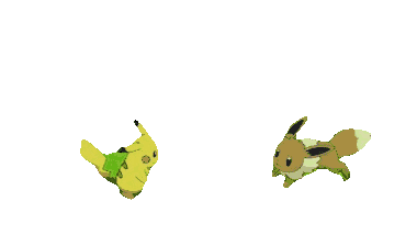 Pokemon Pikachu Sticker - Pokemon Pikachu Eevee Stickers