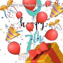 Happy7th Birthday Birthday GIF - Happy7th Birthday Birthday Son Majda GIFs