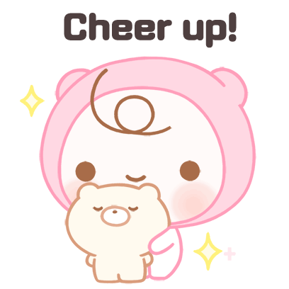 Baby Cute Sticker - Baby Cute Cheer Up Stickers