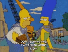 Homer Simpsons Vote GIF - Homer Simpsons Vote Blame GIFs