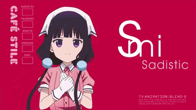Blend S Opening Smile Sweet Sister Sadistic Surprise Service GIF - Blend S Opening Smile Sister Surprise Service - Discover & Share
