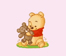 Winnie The Pooh Cute GIF - Winnie The Pooh Cute Hug GIFs