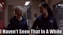 Chicago Fire Sylvie Brett GIF - Chicago Fire Sylvie Brett I Havent Seen That In A While GIFs