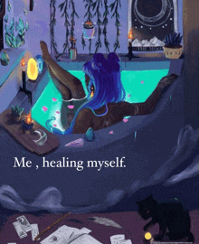 Healing Myself Self Care GIF - Healing Myself Self Care Self Love GIFs