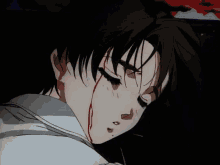 Anime Asleep GIF - Anime Asleep Bloody GIFs