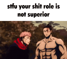 Your Shit Role Is Not Superior Jjk GIF