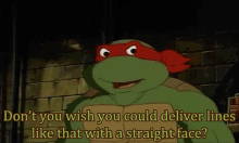 Tmnt Raphael GIF - Tmnt Raphael Dont You Wish You Could Deliver Lines Like That GIFs