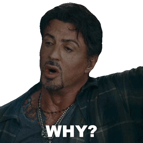 Why Barney Ross Sticker - Why Barney Ross Sylvester Stallone Stickers