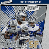 San Francisco 49ers Vs. Dallas Cowboys Pre Game GIF