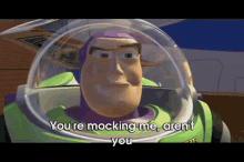 You'Re Mocking Me GIF - Toy Story Buzz Lightyear Youre Mocking Me GIFs