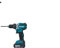 pixel art of a makita cordless drill