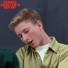 Busy Ferris Buellers Day Off GIF - Busy Ferris Buellers Day Off Writing Something GIFs