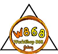 Workshop868 W868 Sticker - Workshop868 W868 Stickers