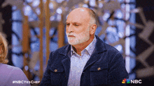 a man with a beard is on nbc 's chef show