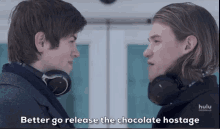 Letter Kenny Chocolate GIF - Letter Kenny Chocolate Release The Chocolate Hostage GIFs