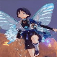 Scarafairy Scara With Fairy Wings GIF