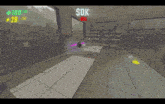 a screenshot of a video game with a sign that says $ ok on it