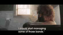 Straight From The Bathtub. That'S How The Business Is Done. GIF - Alan Rickman Cbgb Managing GIFs