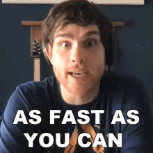As Fast As You Can Sam Johnson GIF - As Fast As You Can Sam Johnson The Faster The Better GIFs